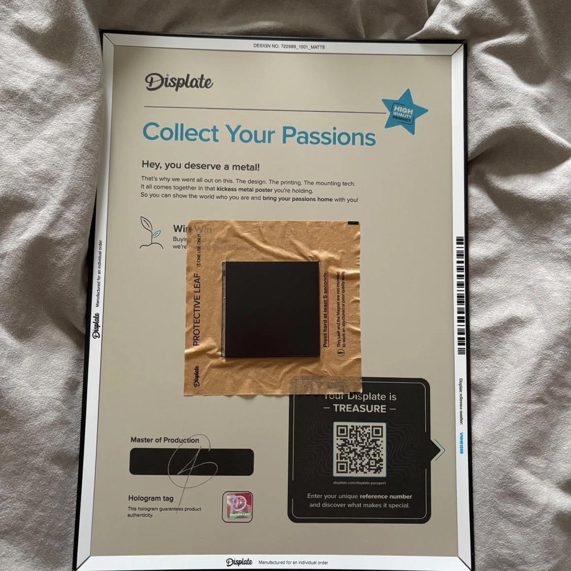 Zlatan metalltavla - 1