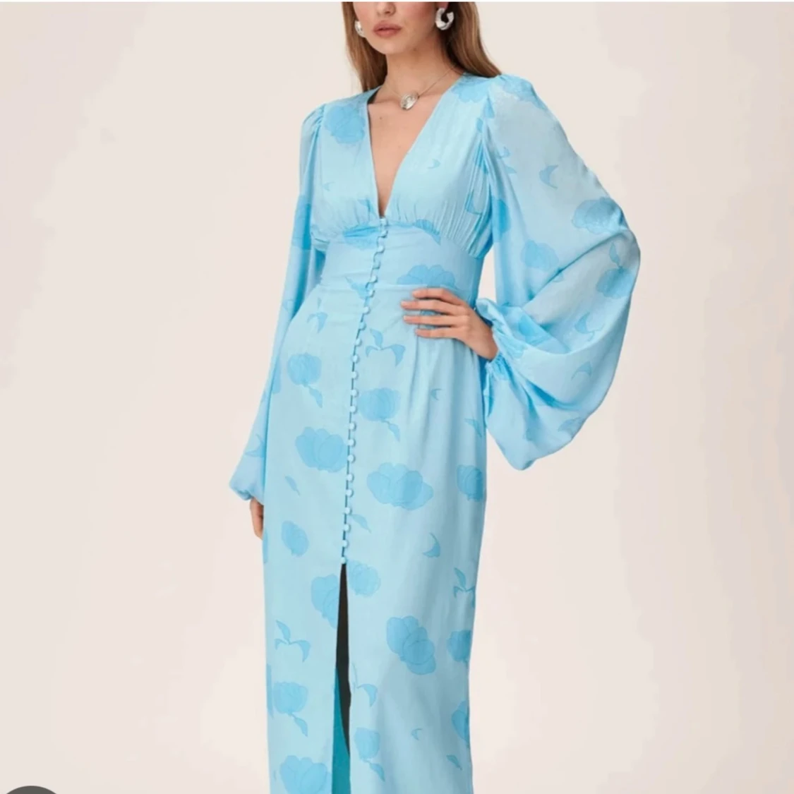 Blå långklänning från Adoore