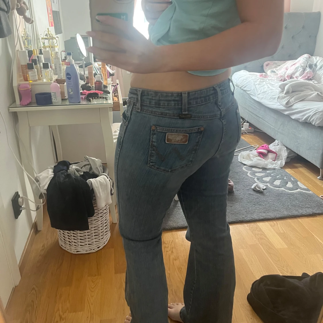 Lowrise wrangler bootcut jeans - 2