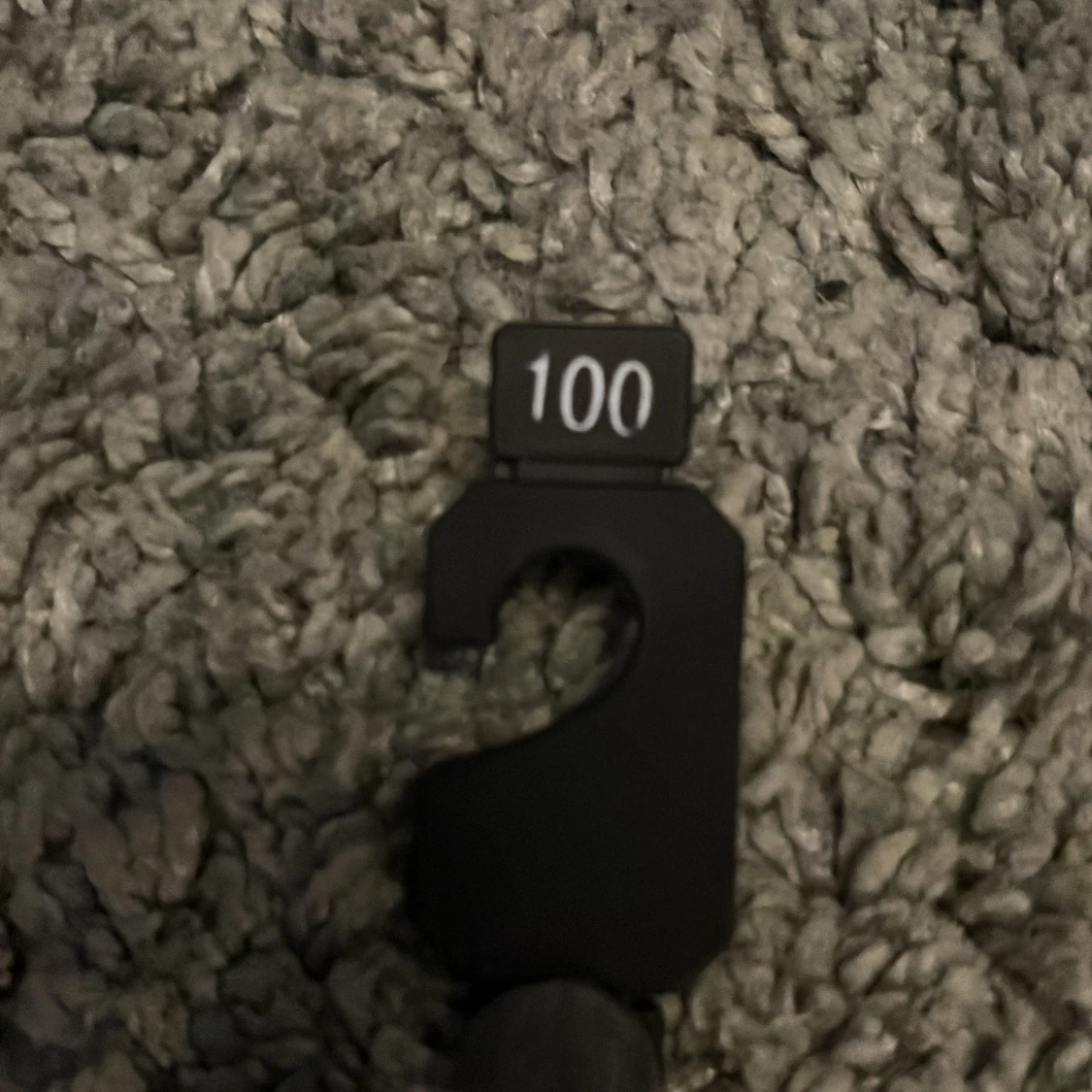 Mörkgrönt flätat bälte - 1