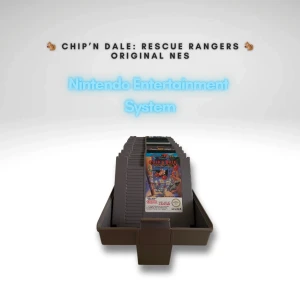 🐿️ Chip ’n Dale: Rescue Rangers – Nintendo NES (Originalkassett) 🐿️ - Säljer originalkassetten av Chip ’n Dale: Rescue Rangers till NES. Ett av Capcoms mest omtyckta plattformsspel från 8-bit-eran – perfekt för både samlare och retrospelare!  ✅ Originalkassett i fint skick (se bilden) ✅ Testad och fungerar utan problem ✅ EU-version (PAL B) ✅ Endast kassett, ingen box/manual