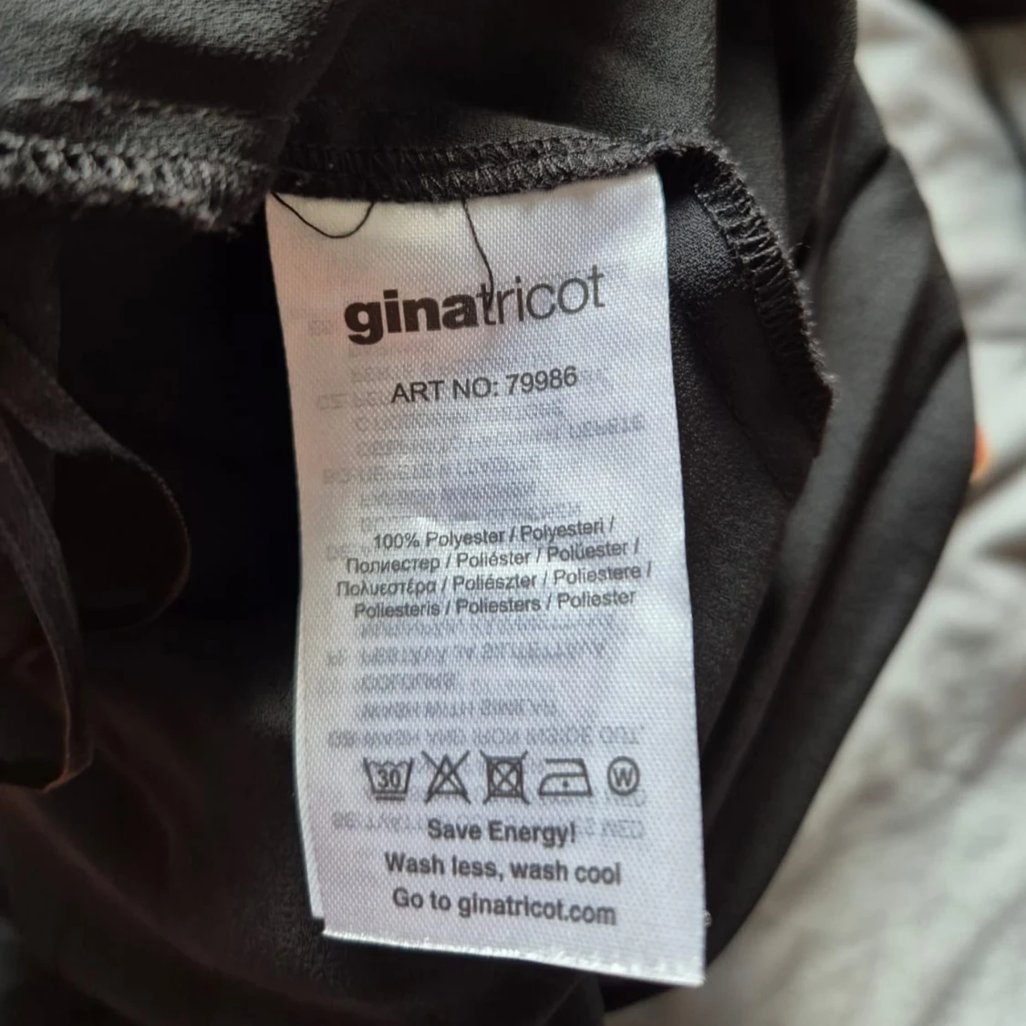 Svart plisserad långkjol Gina Tricot - 3