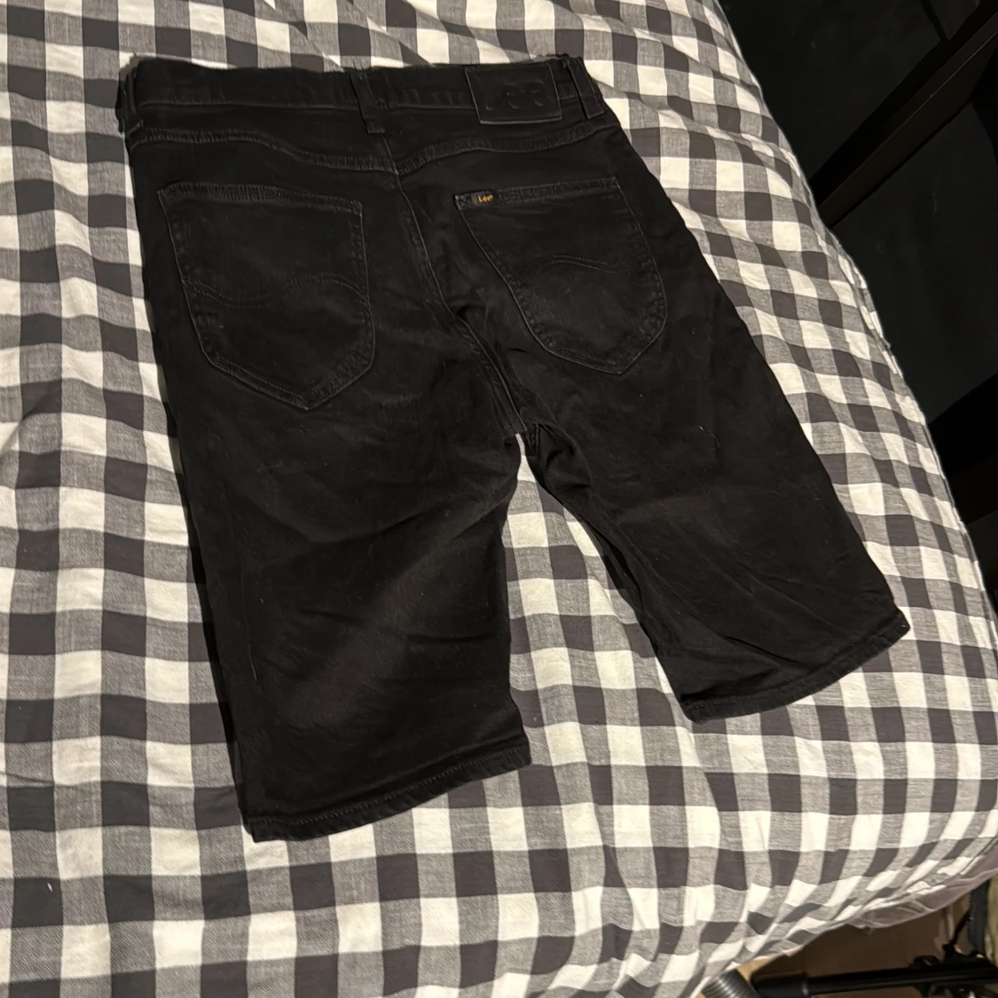 Svarta jeansshorts från Lee - 1
