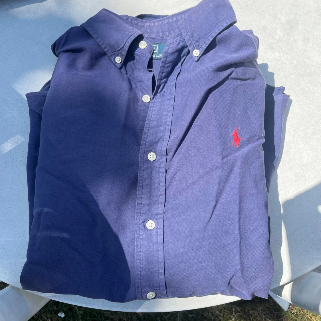 Blå skjorta från Polo Ralph Lauren M - 2