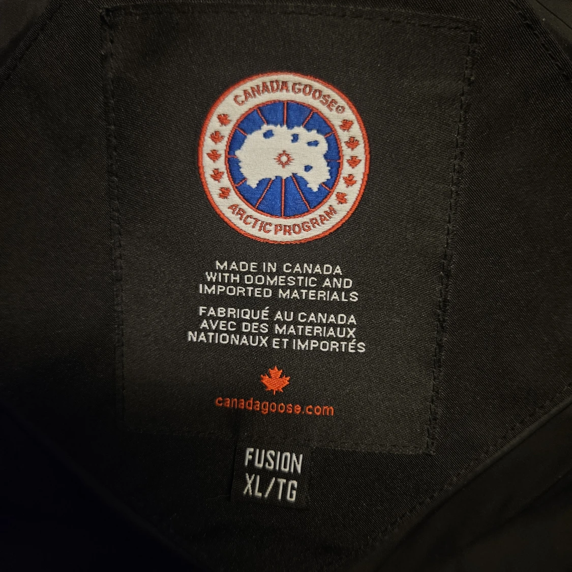 Svart pufferjacka från Canada Goose XL - 3