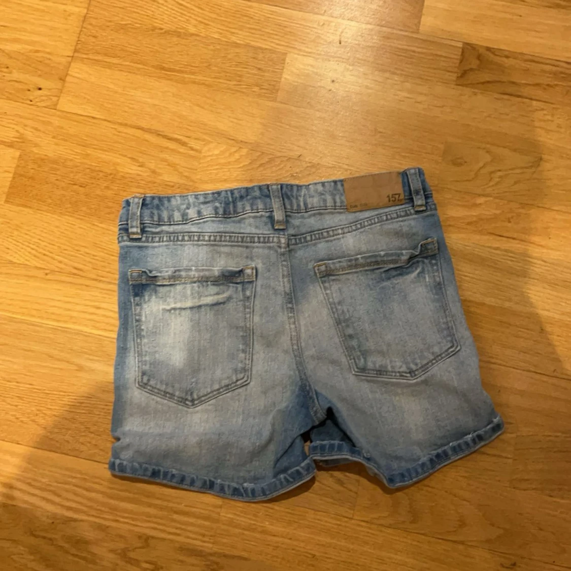 Blå jeansshorts från 157, storlek 160 - 1