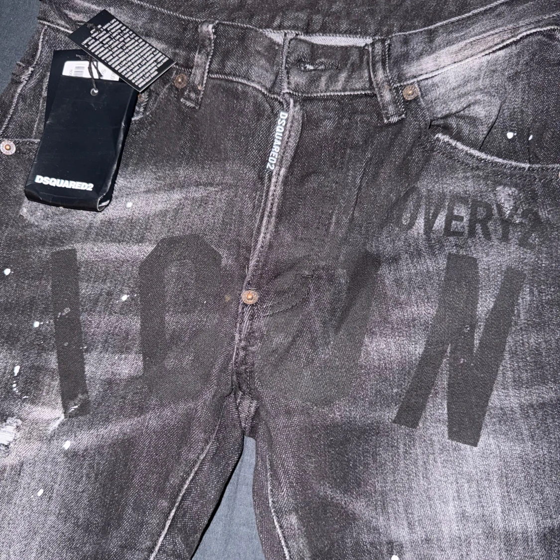 Svarta Dsquared2 Skater Jeans ICON - 1