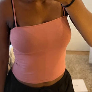 Rosa croppad linnetopp - Strl Xs