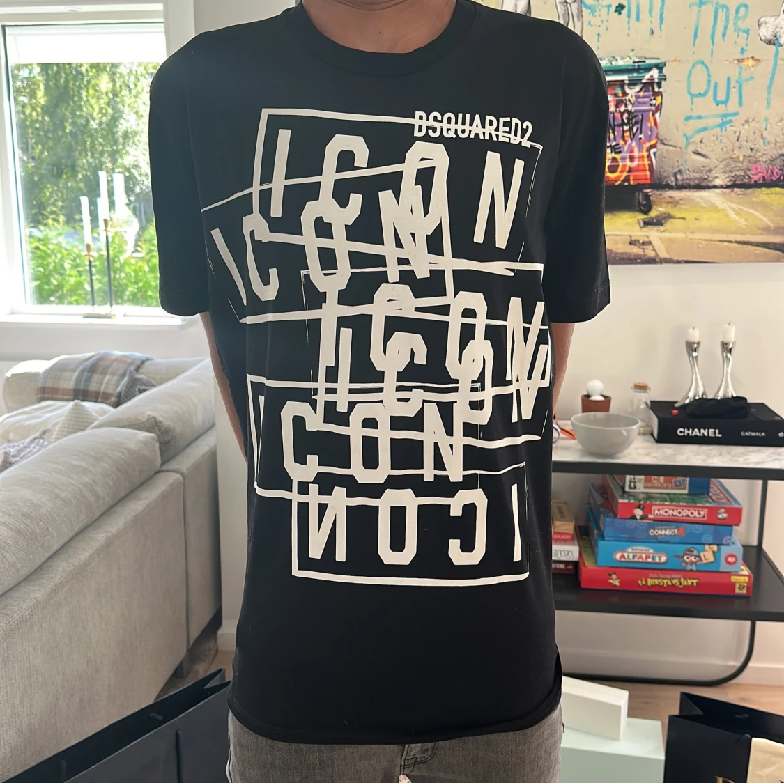 Svart Dsquared2 ICON t-shirt M - 1