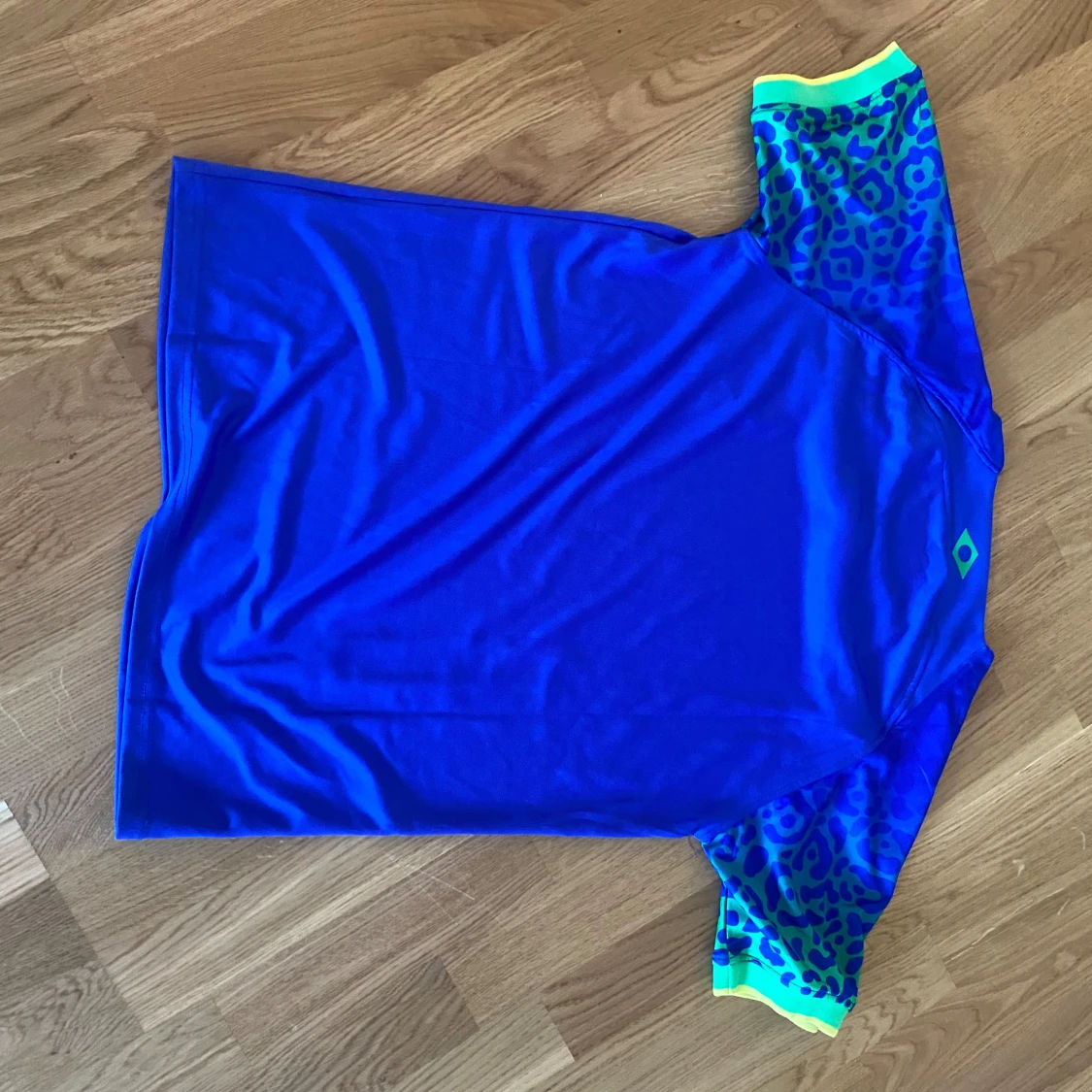 Blå Brasil fotbollströja leopardmönster - 2