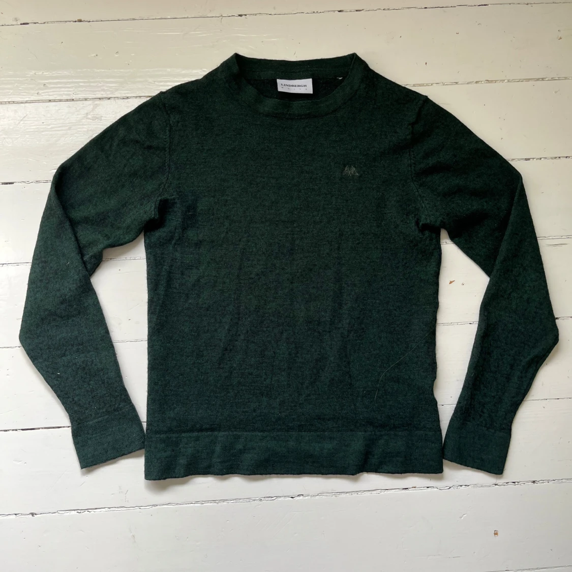 Mörkgrön stickad tröja Lindbergh - 1