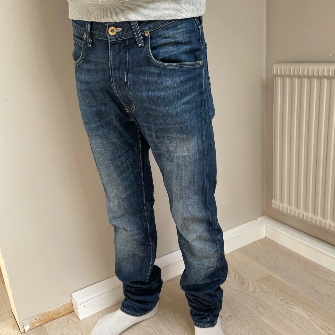 Levi's 501 blå jeans straight fit - 3