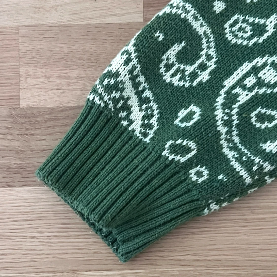 Grön paisleymönstrad kofta Ruben Koné - 4