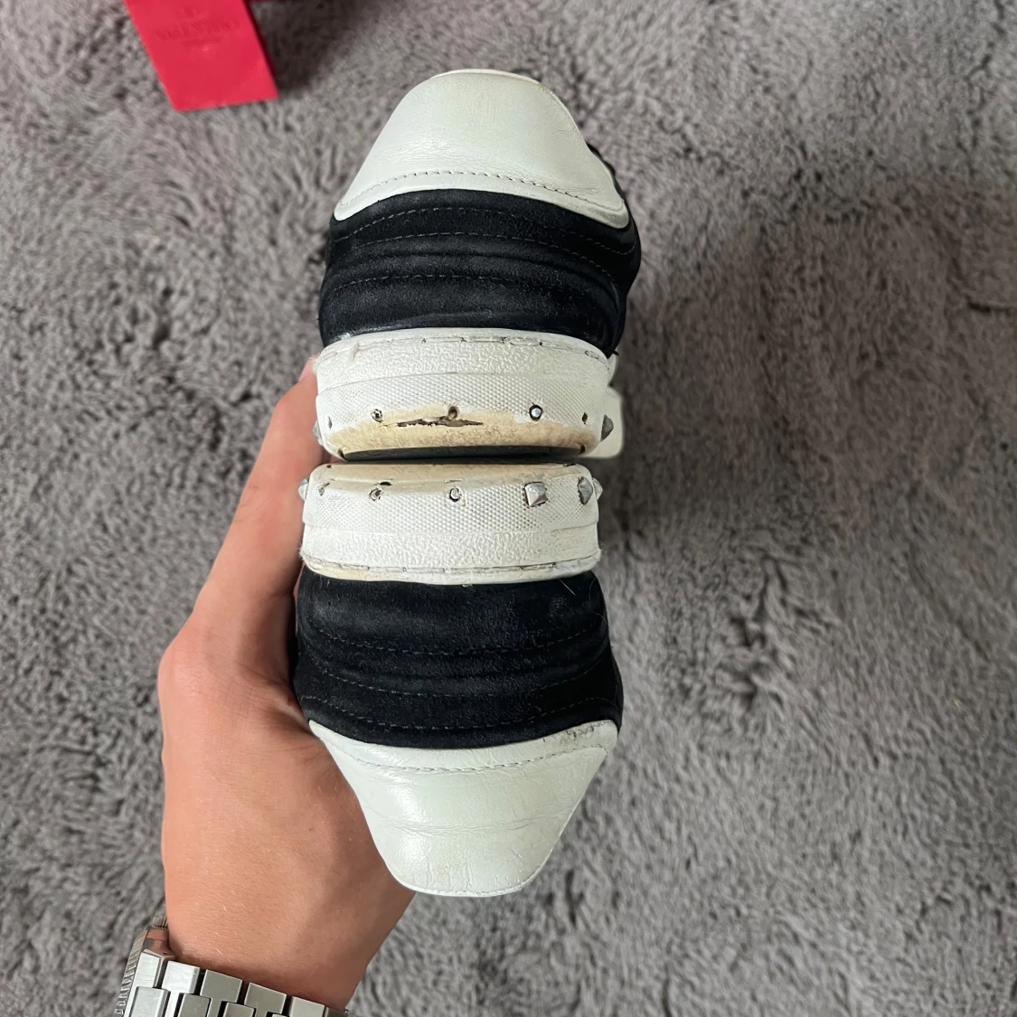 Valentino Garavani svartvita sneakers - 4