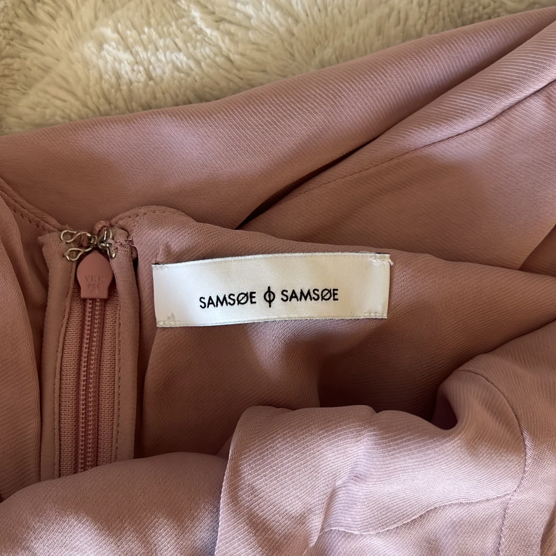 Ljusrosa långklänning Samsøe Samsøe - 2