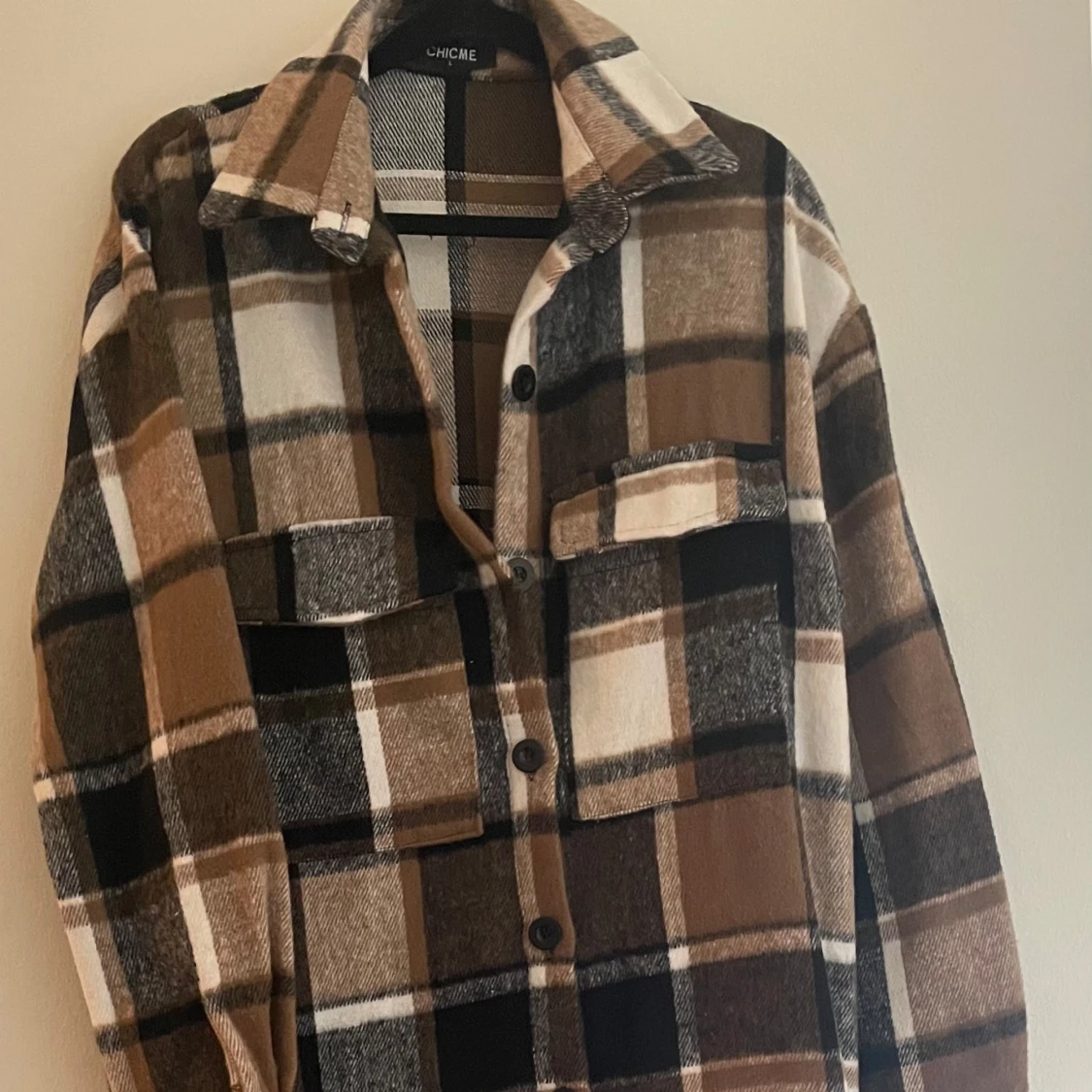 Rutig skjortklänning från ChicMe - 1