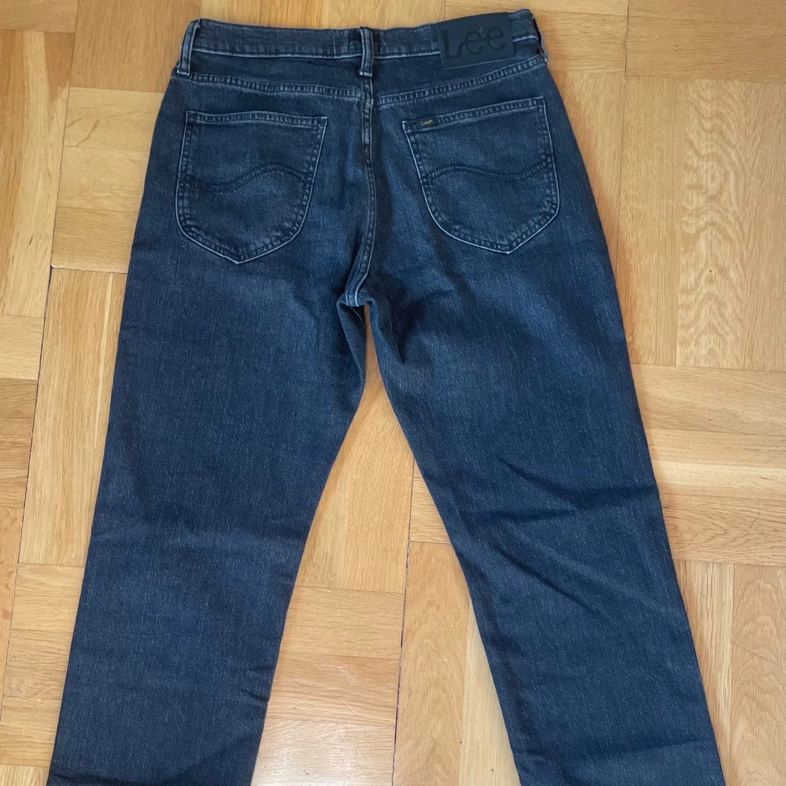 Svarta Lee ’West’ relaxed fit jeans - 1