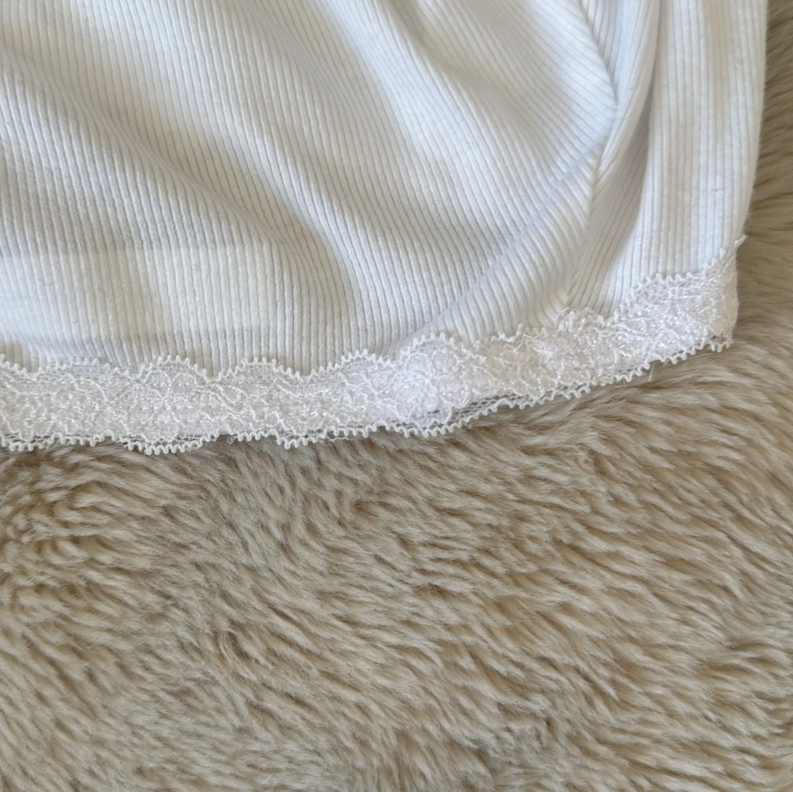 Vit långärmad topp från Abercrombie Kids - 2