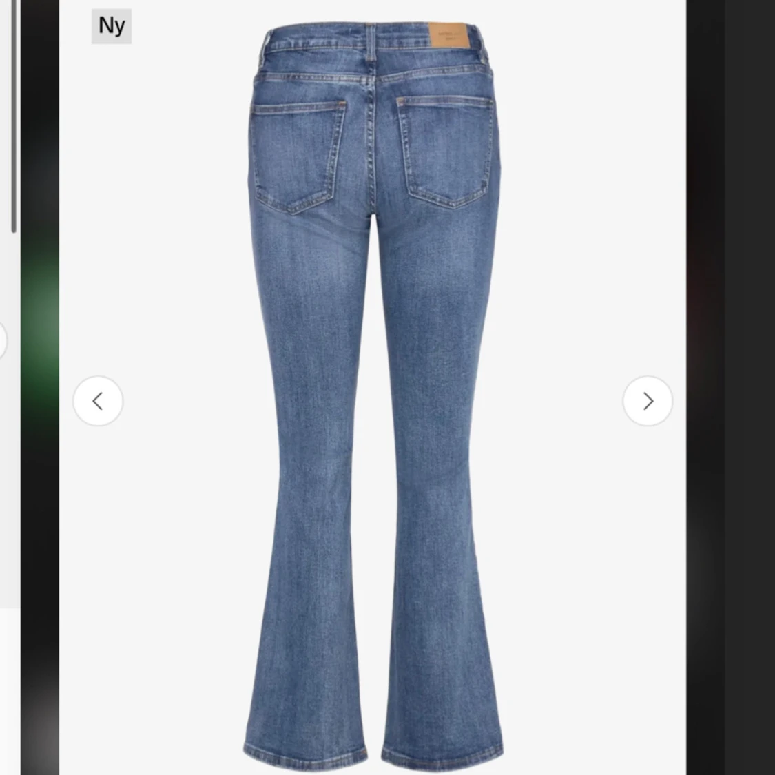 Blå bootcut jeans - 1