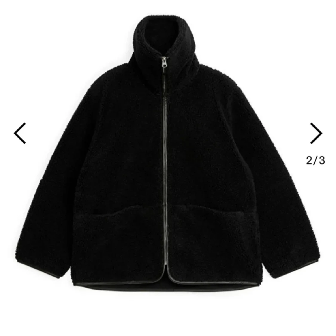 Svart teddyjacka  - 1