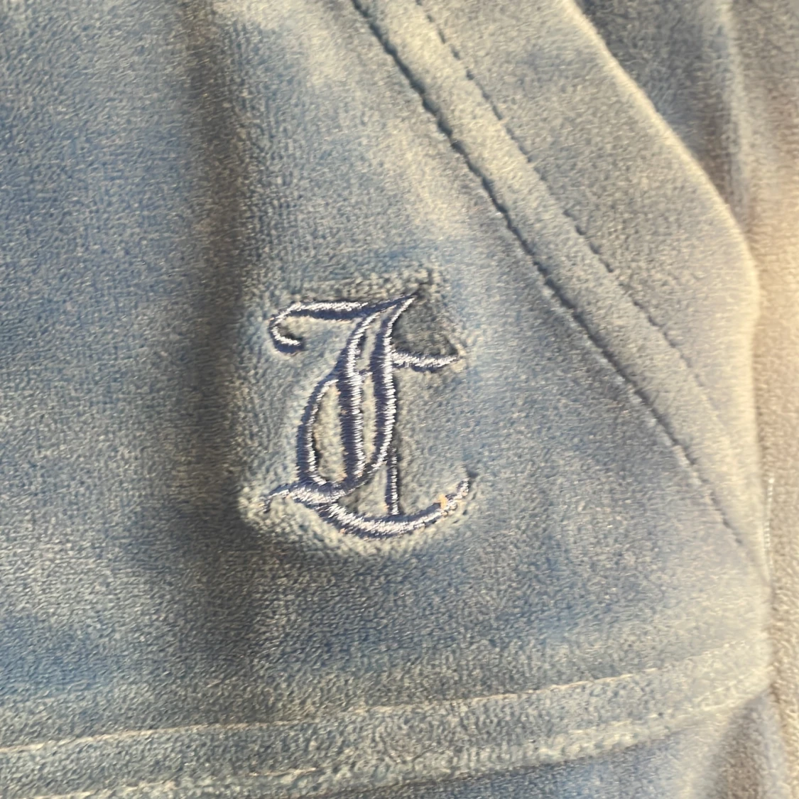 Blå velourbyxor från Juicy Couture - 3