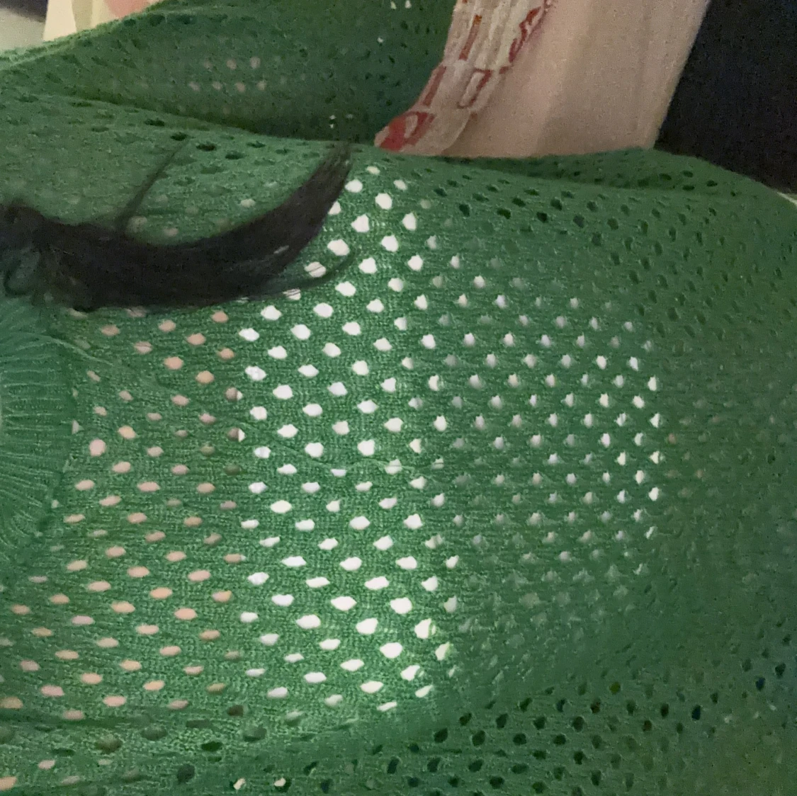 Grön stickad tröja - 2