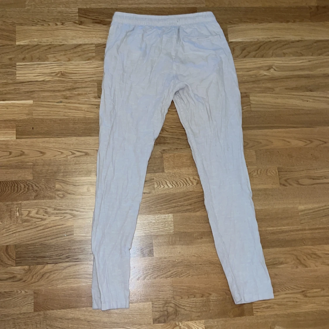 Beige linnebyxor från Jack & Jones - 2