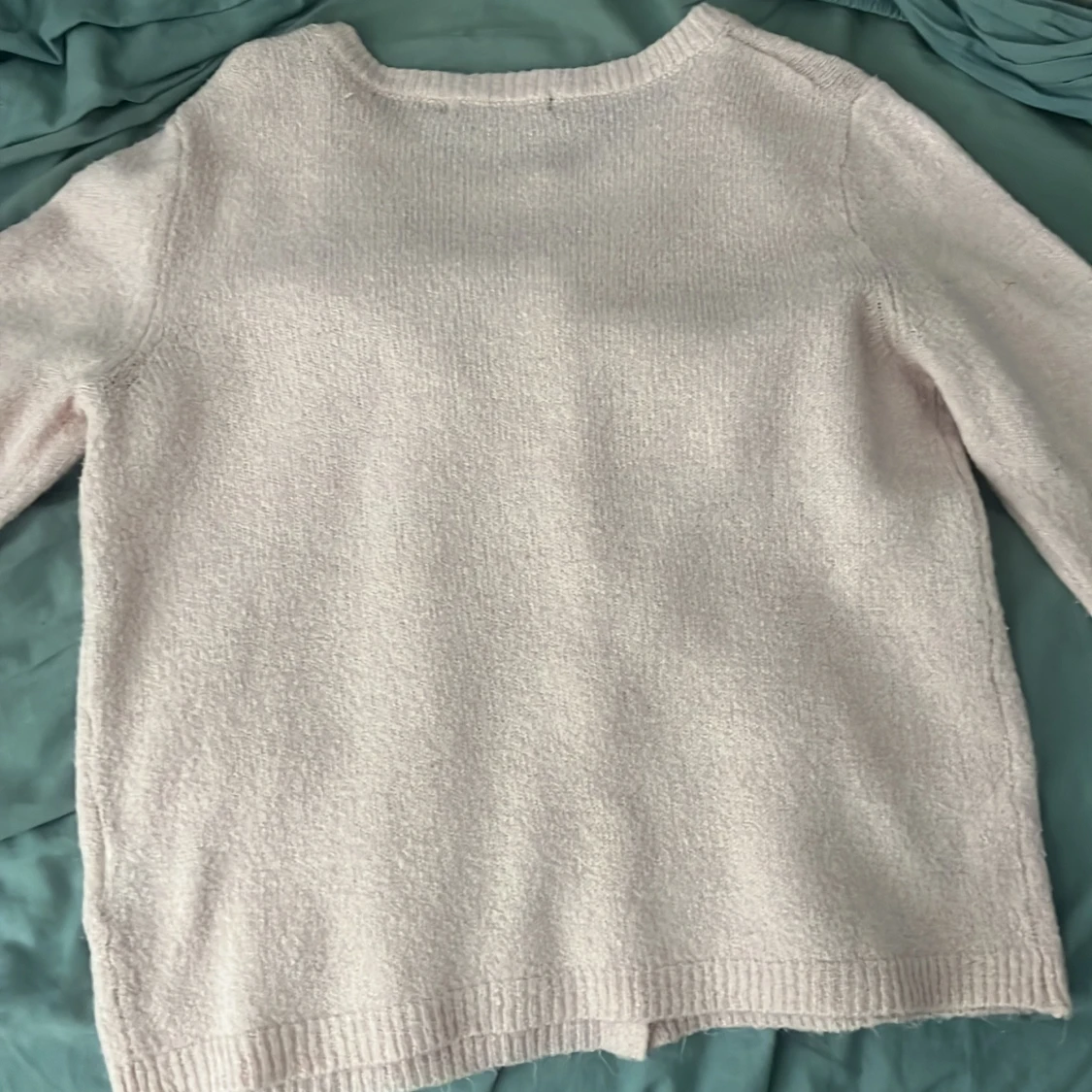 Ljusrosa stickad kofta från lager 157 - 1