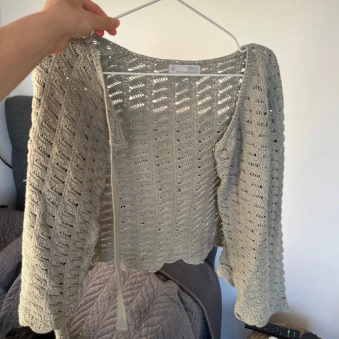 Grön stickad kofta från Odd Molly