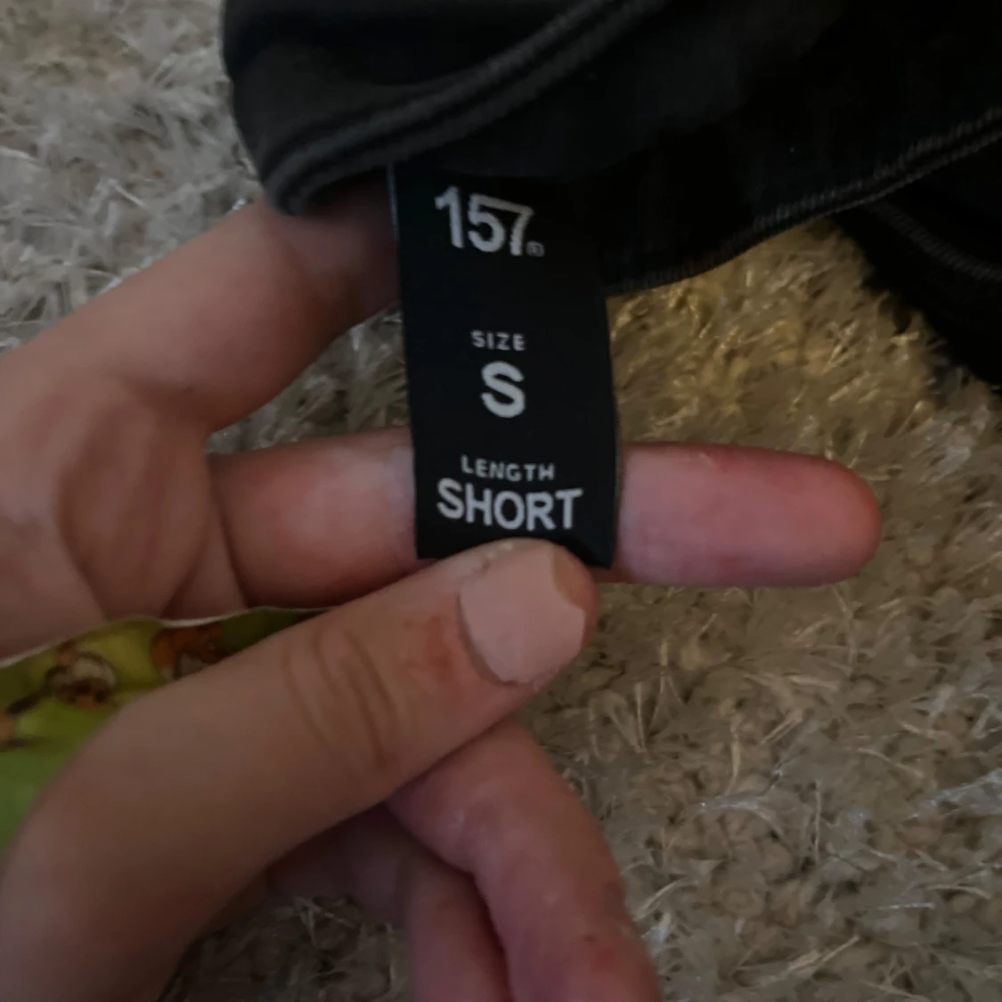 Svarta jeansbyxor från 157 - 2