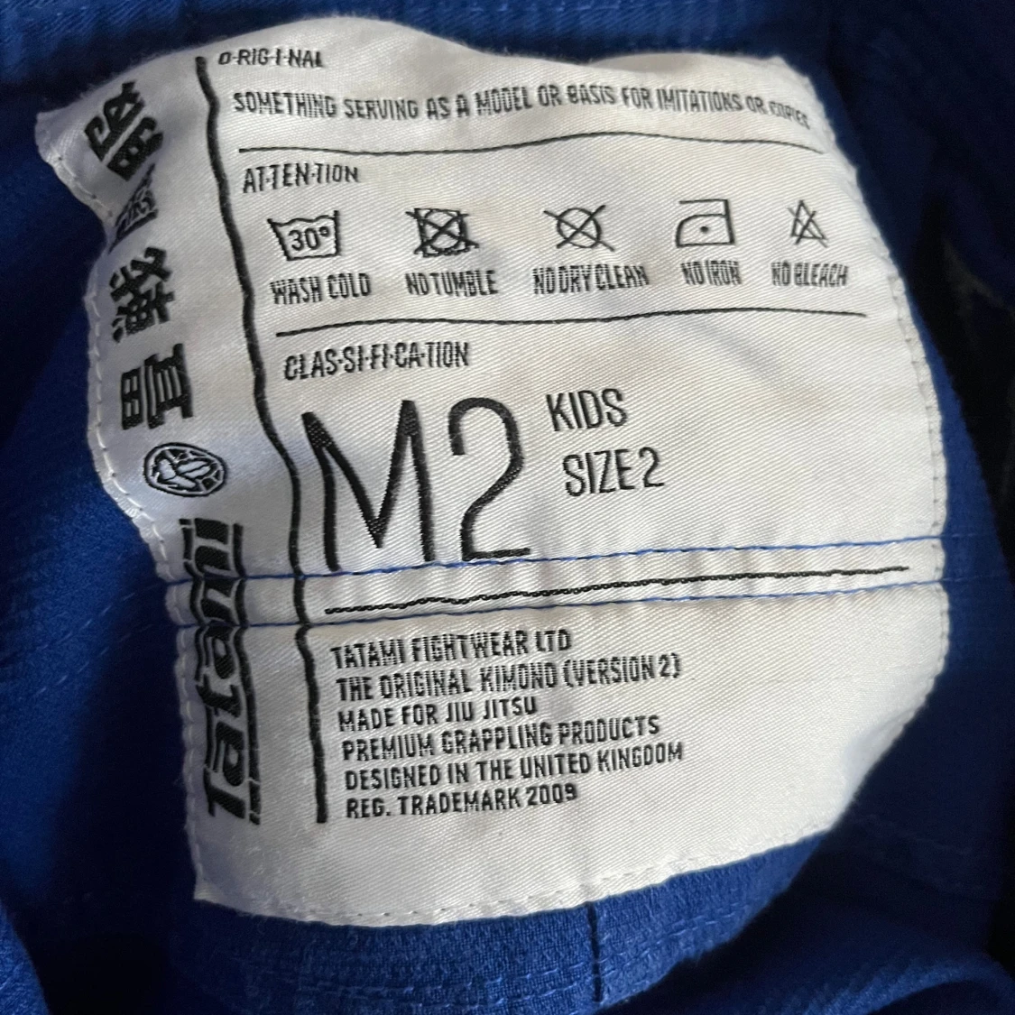 Blå Jiu Jitsu byxor från Tatami - 2