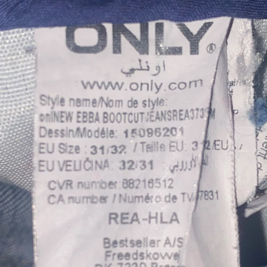 Blå bootcut jeans från ONLY - 2