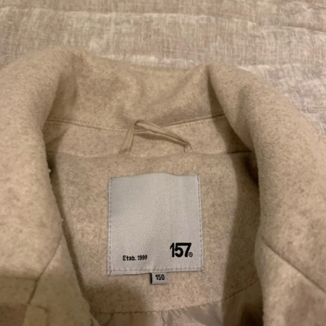 Barn Beige ullkappa från 157 - 1