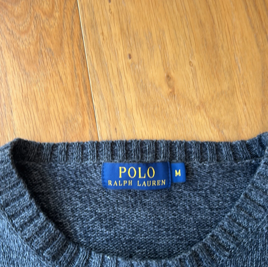Mörkgrå stickad tröja Polo Ralph Lauren - 1