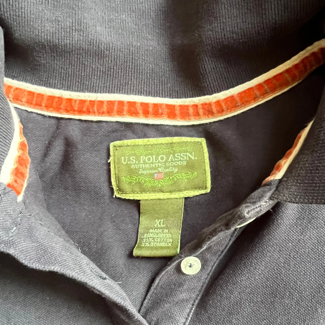 Mörkblå US Polo Assn t-shirt XL - 2