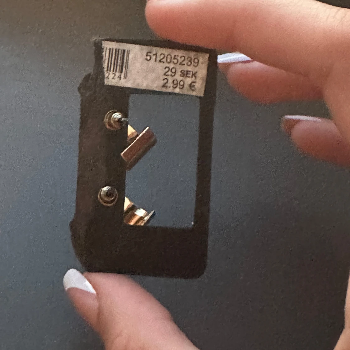 Guldiga örhängen från Montini - 2