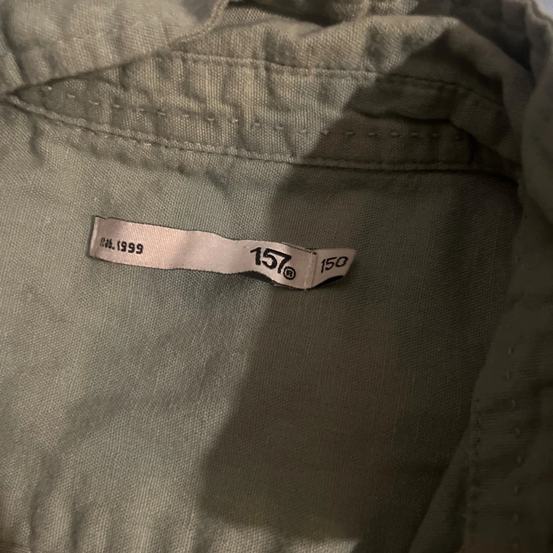 Grön kortärmad skjorta 157 - 2