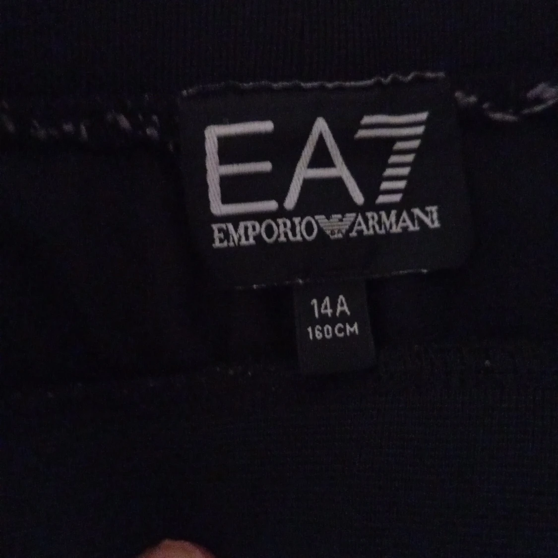 Svarta mjukisbyxor EA7 Emporio Armani - 1