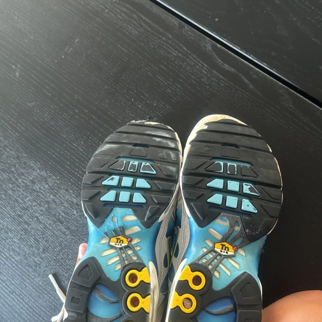 Nike Air Max vita och blå - 3