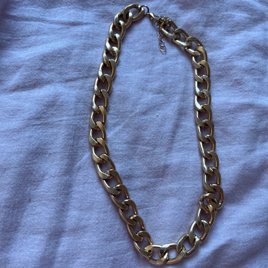 Chunky guldfärgat halsband - 3