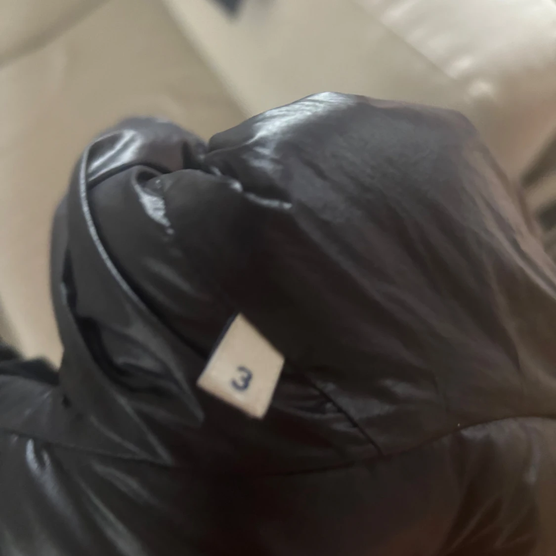 Mörkblå moncler jacka - 4