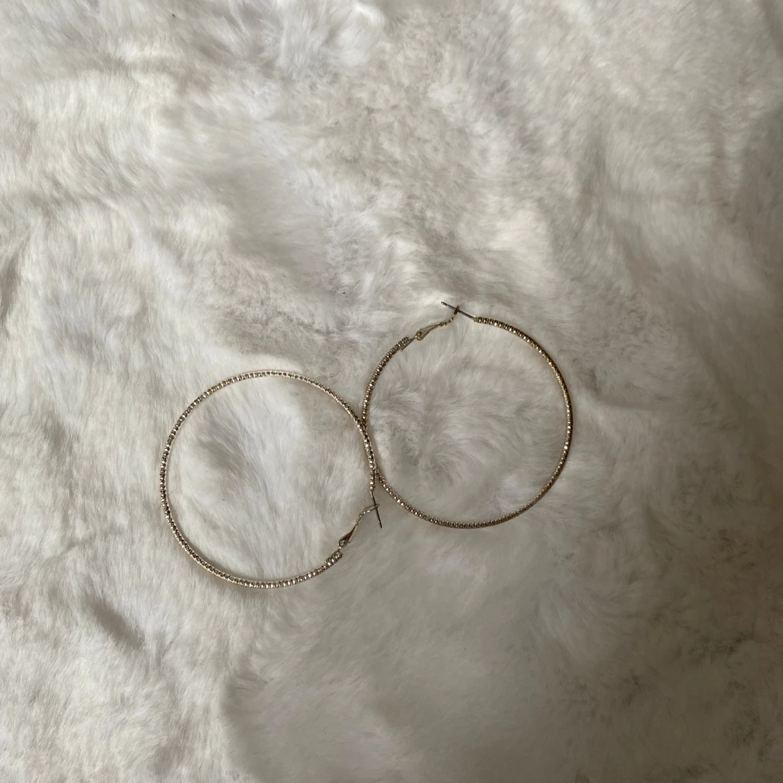 Silver hoops