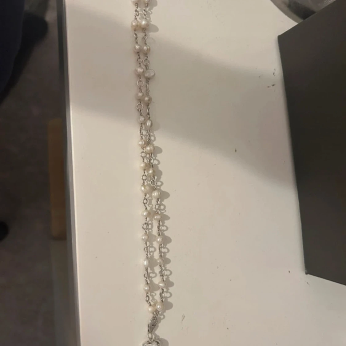 Pandia  pärlhalsband med hjärthänge - 1