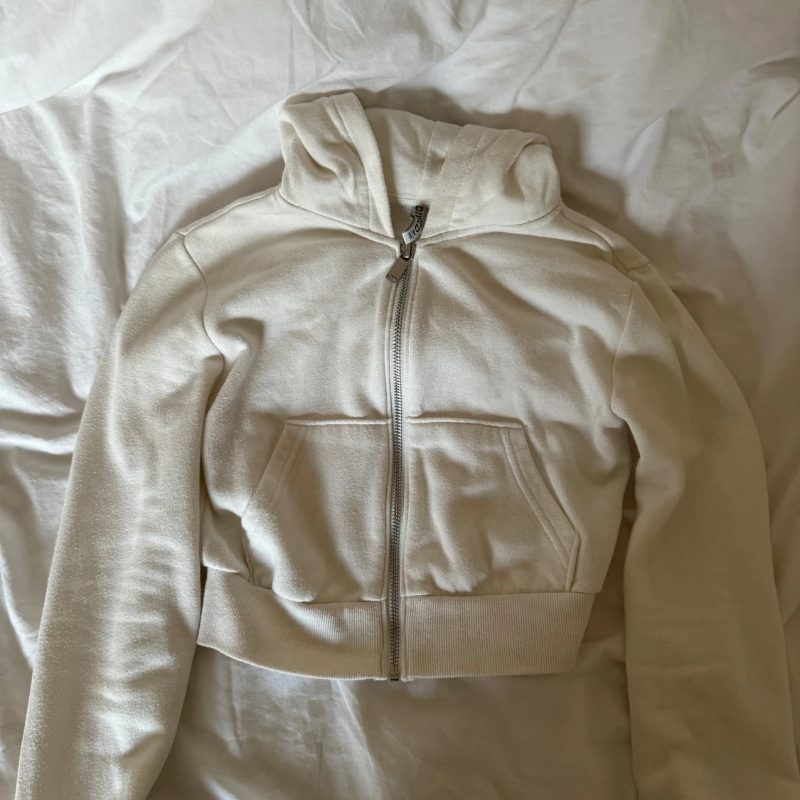 Croppad zipup hoodie - 2