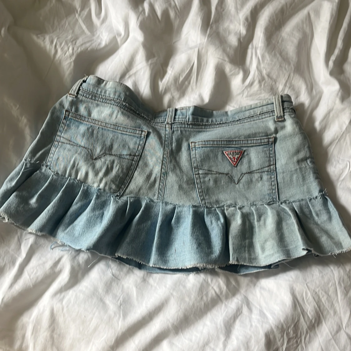 Jeans-volangkjol - 1