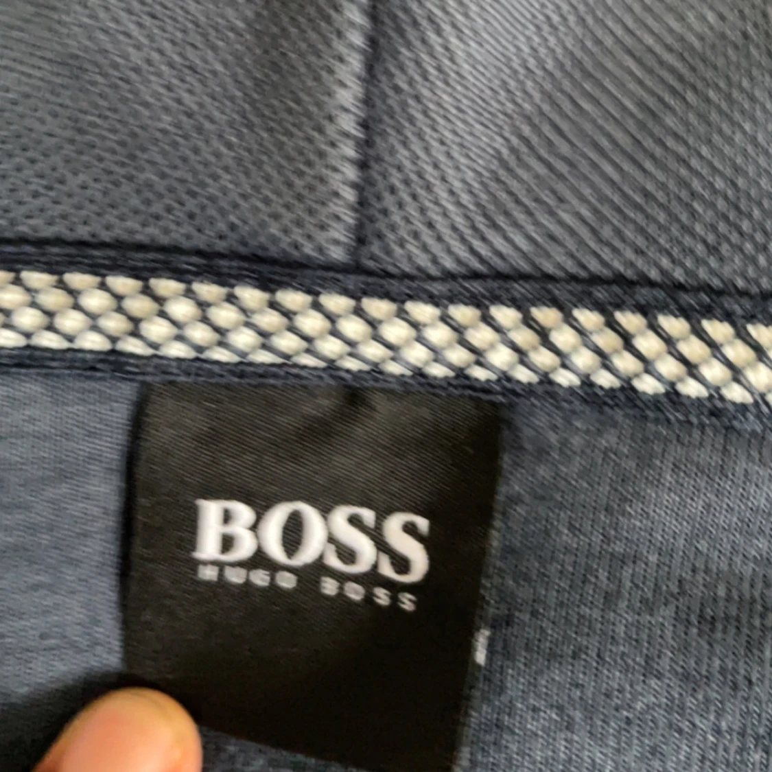Blå hoodie från Hugo Boss - 2