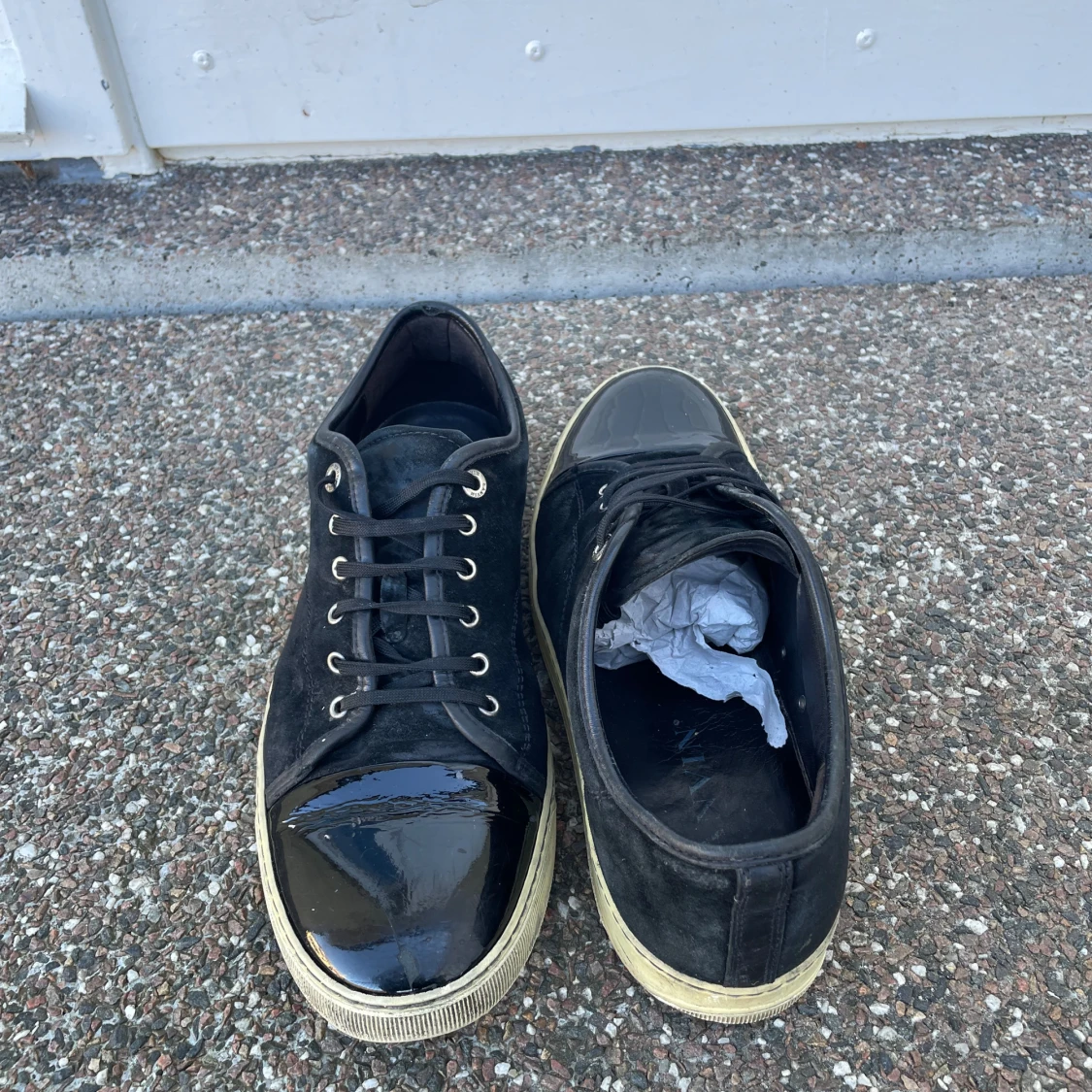 Lanvin DBB1 Patent Cap Toe  - 2