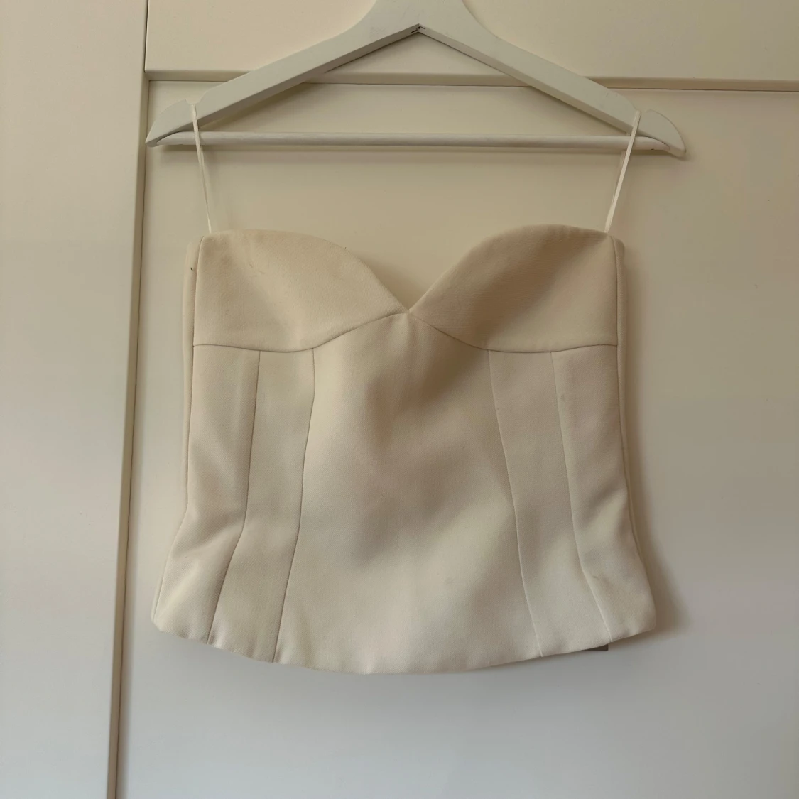 Beige korsettopp från Zara