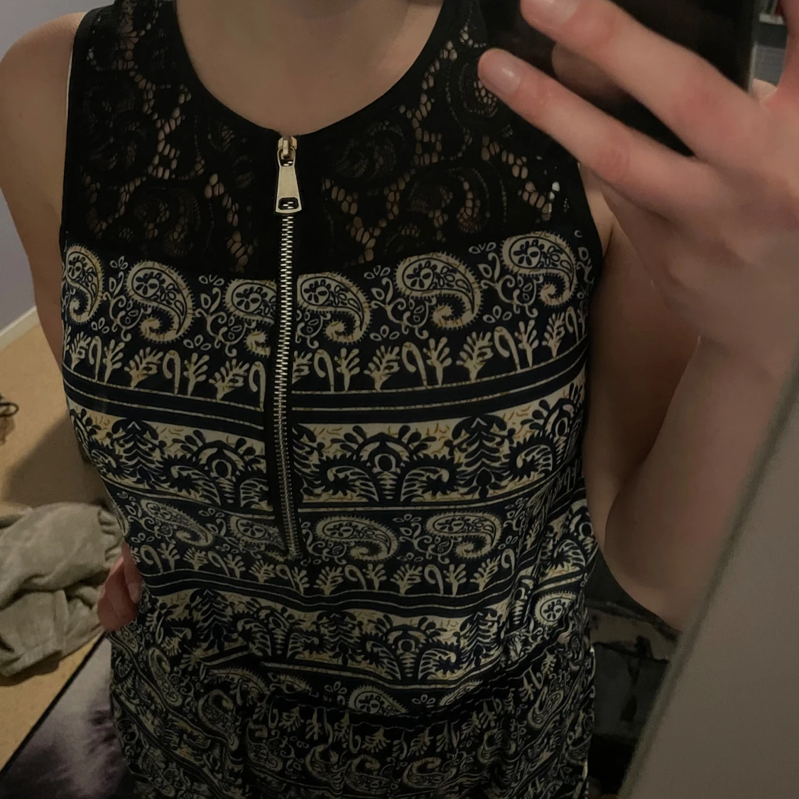 Mönstrad jumpsuit - 2