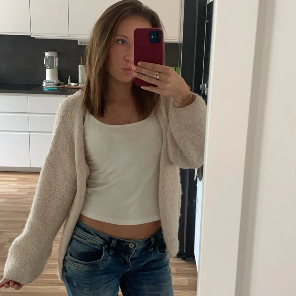 Blå bootcut jeans ltb - 1